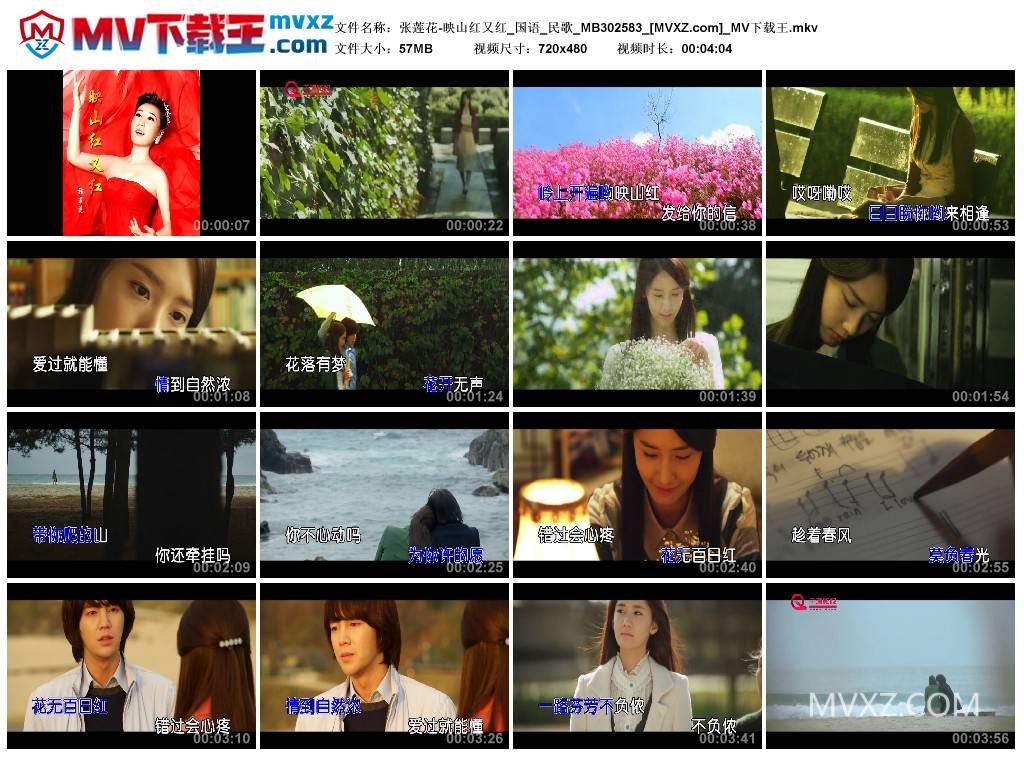 张莲花-映山红又红_国语_民歌_MB302583